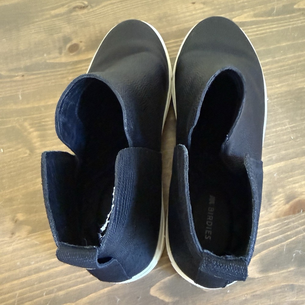 Birdies Womens 8.5 Black Leather Slip On The Falcon Slip On Fashion Booties‎ - Picture 6 of 8